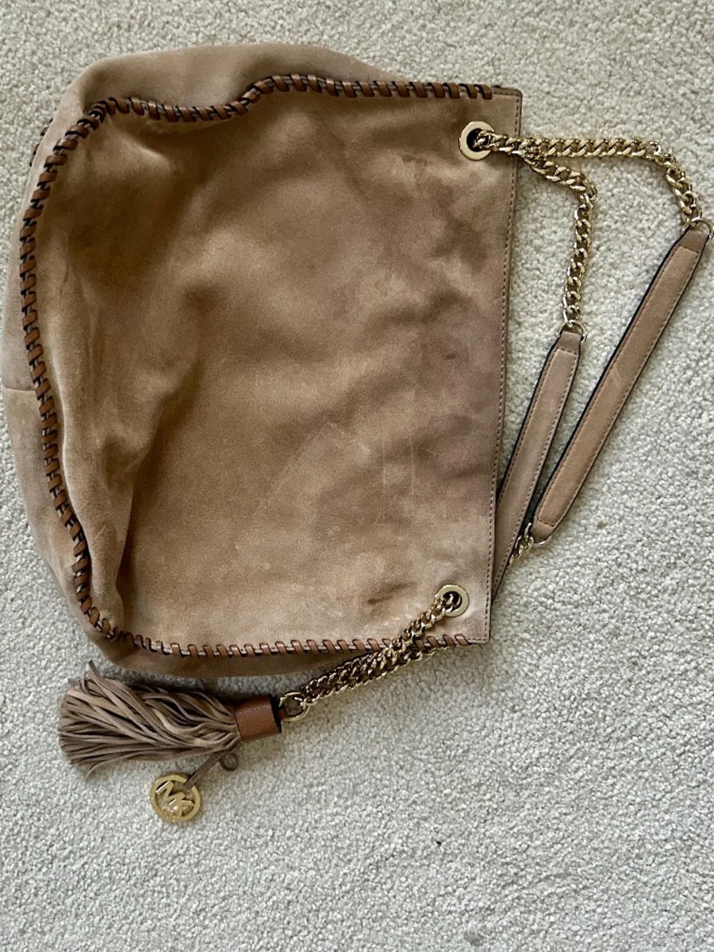 Michael Kors suede bag